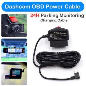 XCGaoon-24  자동차 OBD 하드 와이어 키트  Mico USB 포트 5V 3A 충전 케이블 샤오미 70Mai YI 360 캠 DVR