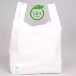 쇼핑백 국내생산 생분해 비닐봉투 대형 17L 100매