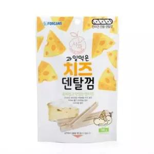 [반려] 과일먹은 치즈 덴탈껌 사과 100g X2개 강아지 간식 강아지덴탈츄 애견간식