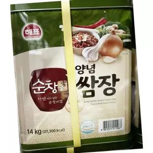 사조 쌈장 캔 14kg 업소용 대용량 된장 쌈 양념장
