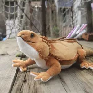 도마뱀 파충류 동물인형 선물 필통 파우치 44cm