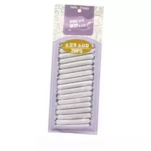 헬로도기 참좋은간식 하얀소세지 20p 소고기 6팩 1타