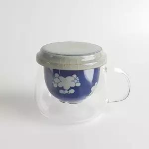 청매화 유리머그다기 티포트 400ml 다도구 차도구 (W41BF9C)