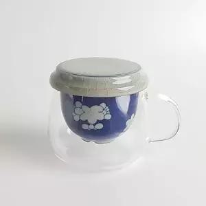 청매화 유리머그다기 티포트 400ml 다도구 차도구 (W41BF9C)