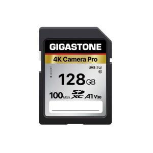 5년 데이터 복구 기가스톤 128GB SD 카드 4K 카메라 프로 캐논 디지털 카메라와 호환되는 A1 V30 SDXC 메모리 UHD 비디오 미니 케이스 1개 포함