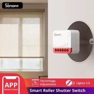SONOFF MINI-ZBRBS 지그비 스마트 롤러 셔터 스위치 로컬 씬 신호 증폭기 커튼 변환 eWeLink 허브를 통한