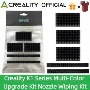 Creality 3D 프린터 액세서리 K1 시리즈용 와이퍼 키트 멀티컬러 업그레이드 팩 빠른 청소 노즐 소모품