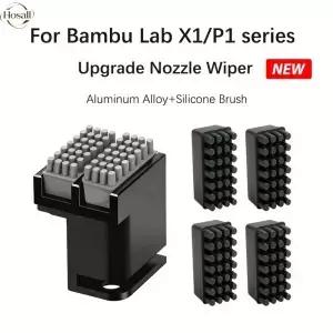 P1S 노즐 와이퍼 X1C 클리너 알루미늄 청소 도구 빠른 설치 Bambu Lab P1P X1E 3D 프린터 액세서리용