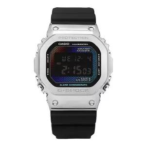 지샥 GM-5600RW-1DR (GM-5600RW-1) 5600 시리즈 디지털 스퀘어 스포츠 군인 무지개 벽돌