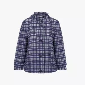 크로커다일레이디 CROCODILE LADIES 쉬어 체크 점퍼 CMJP106 CMJP106-EST 101334