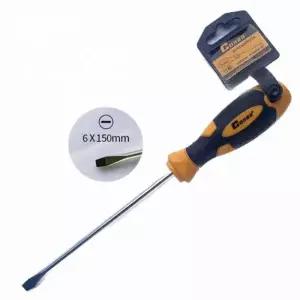 [골드스마일]일자 스크류드라이버 볼그립 전공 표준 도라이바 자화기 6x150mm