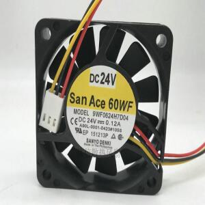 산요덴키 9WF0624H7D04 A90L-0001-0423 # 105S DC 24V 0.12A 60x60x15mm 3선 냉각팬