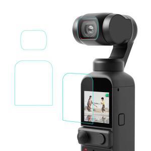 DJI Osmo Pocket 2 짐벌 카메라 렌즈 보호 유리 용 9H 강화 안티 스크래치 화면 액세서리