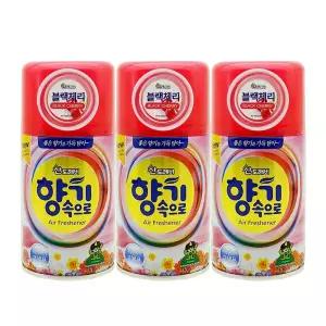 산도깨비 스프레이 방향제 캔리필 블랙체리 3개 GST