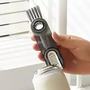텀블러 물병 보온병 뚜껑 틈새미니브러쉬 3in1 세척솔 병솔 보온병 텀블러 청소 물병 틈새솔 용품