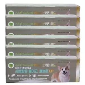 [반려] 강아지 천연 해충방지 젤타입 중형견 1.5ml 6P 벌레 강아지천연모기기피제