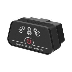 VGATE ICAR2 WI-FI 어댑터 OBD2 스캐너 스캔 도구 IOS 및 ANDROID용 엔진 경차 진단 확인 자동 절전(블랙) hKQ