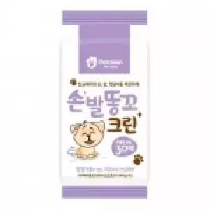 강아지물티슈 위생용품 펫크린 강아지위생물티슈 펫위생크린티슈