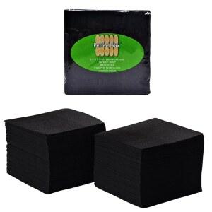 퍼펙트 스틱스 2겹 칵테일 종이 블랙 음료 블랙 냅킨 냅킨 100팩 100CT 2겹