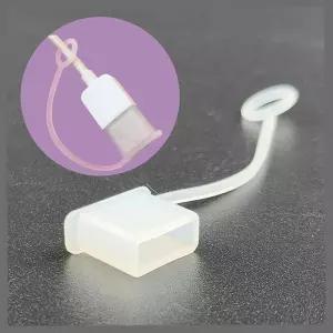 USB 커버 스트랩 케이블 연결 실리콘 캡 USB마개 단자커버