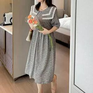 치마안감 허리뒷밴딩 펀칭원피스 집업원피스 여성여름원피스 예쁜