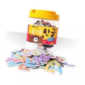 쏙쏙 84개입 한글 아리아띠 자석글자