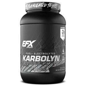 EFX 스포츠 카볼린 하이드레이트 | 탄수화물 분말 + 전해질 무설탕 음료 믹스 연료 및 수분 자극제 없음 66인분(중립)