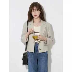 [롯데백화점]SOUP 기본 7부소매 여름 여성자켓  SC4JK901