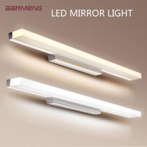 현대 단순  LED 벽 램프 거울 방습 방지 안개 조명기구 실내 욕실 침실 아크릴 sconces