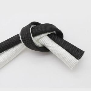 실리콘 수지 코팅 유리 섬유 튜브 절연  편조 슬리브 고온 파이프 5m 2- 18mm