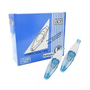 평화 ACE 노크식 수정테이프 CT-2500 화이트 갑(10개입)