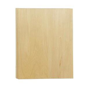 5팩 미완성 배스우드 시트 18x23x3 / 직사각형 16인치 커팅 합판 DIY 공예용 패널, 보드 나무 두꺼운 불타는