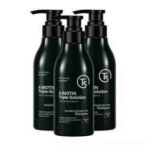 TS 엑스비오틴 샴푸 트리플솔루션 베르가못향 500g 탈모 두피 케어 3개 Ss