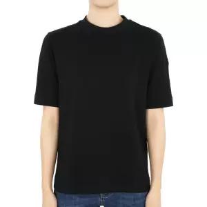 24 SS 몽클레어 여성 라운드 엠보로고 반팔블랙 8C00002 89A17 999