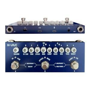 멀티 이펙트 BASS 페달 8AMP 모델 IR 로딩이 가능한 큐브 베이비 BASS 일렉트릭 기타용 프로세서 지연 리버브 코러스 페이저