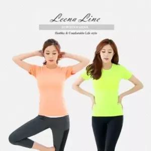 SS02 나만 돋보여 형광 요가 반팔티 (W523172)