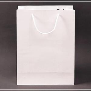 손잡이 종이 가방 19x26cm 화이트 판촉 박스 사각