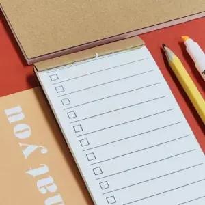 노트 일정점검표 업무 사무용 메모 TO DO LIST