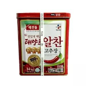 해찬들 태양초 알찬 고추장 14kg 대용량 식자재 (W505997)