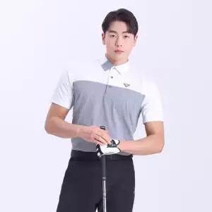 남성상의 다운블로우_DBS2HG 5102M_골프포인트카라반팔티셔츠
