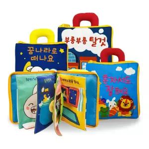 3D 감각 놀이 헝겊책 3종세트