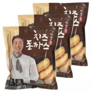 장사의신 밀키트 돈카츠 튀겨나온 치즈 돈까스 냉동식품 2개입 x 3팩