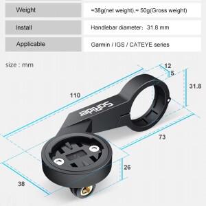 자전거 컴퓨터 마운트 브래킷 속도계 핸들바  엣지 540 530 830 IGPSPORT XOSS G Magene CYCPLUS GPS 주행