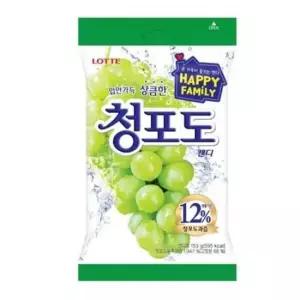 부품 롯데 2500 청포도캔디 박스(20개입) 153g