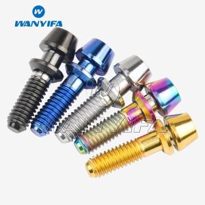 티타늄 티 볼트 M4x15.3mm 테이퍼 헤드(와셔 포함) Ritchey C260 자전거 스템용 나사