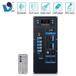 VIRE 고전력 DSP Bluetooth 5.3 증폭기 보드 8-18 인치 트롤리 스피커 야외 오디오 앰프 모듈 60W 모노 스