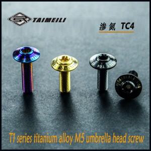 TAIMEILI 티타늄 합금 우산 머리 나사 T1 시리즈 m5x12/15/20/25mm 바이크 오토바이 수리 1피스