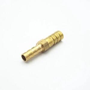 10개입 4mm 5mm 6mm 8mm 10mm 2방향 직선 호스 바브 황동 파이프 피팅 리듀서 커플러 커넥터