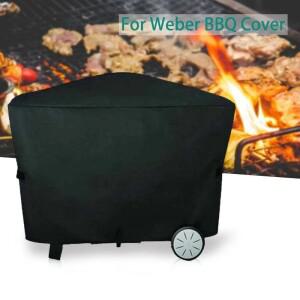 Weber Q2000 바베큐 커버 용 그릴 야외 액세서리 방진 방수 비 보호