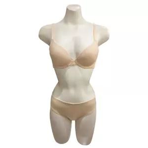 엘르 라이트스킨 인견 와이어 브라 햄팬티세트 EFWBR372 EFEFWBR372EFWBP372LSK